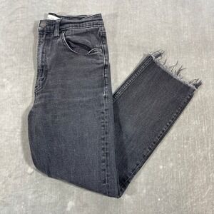 Abercrombie &‎ Fitch Womens 26 | 2S Black Ultra High Rise Ankle Straight Jeans